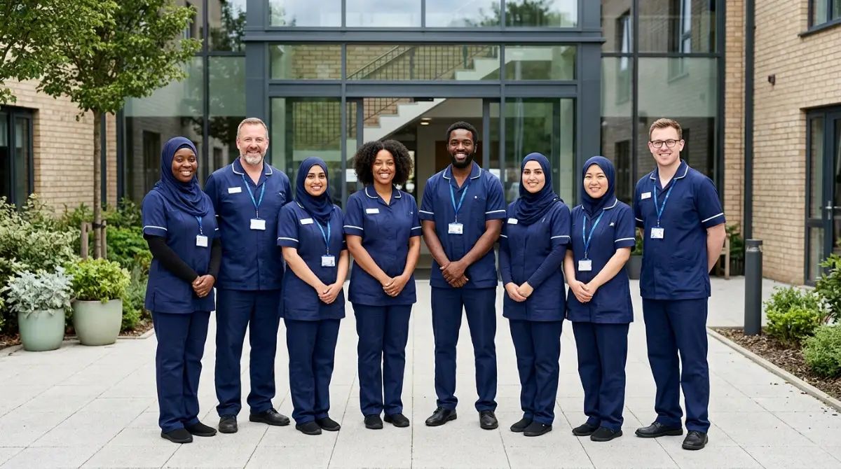Future Care Solutions staffing team of care workers